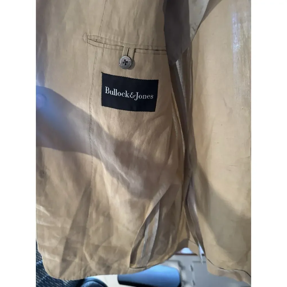 Bullock & Jones Men's Linen Jacket 42R